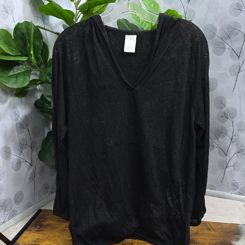 Kona Sol Women's Hooded Terry Cloth Swim Cover-Up - Picture 7 of 7
